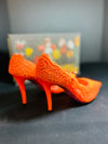 Gucci Women's Neon Orange Size 9.5 Pumps
