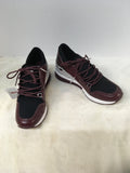 Michael Kors Women's Burgundy Size 6 Sneakers