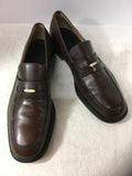 Salvatore Ferragamo Men's Size 12 Brown Loafers - Mens