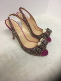 Kate Spade Women's Magenta Size 9 Slingbacks