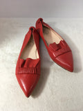 AGL Women's Red Size 9 Flats