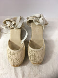 Soludos Women's Cream Size 7 Wedge-Shoes