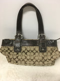 Coach Women's Tan Shoulder Bag-Purse