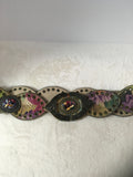 Leather Rock Women's Multi-Color Belt-Womens