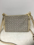 Coach Women's Beige Shoulder Bag-Purse