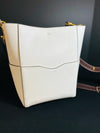 AALLYN Women's White Bucket Bag- Purse