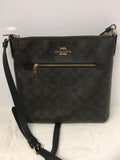 Coach Women's Dark Brown Cross Body- Purse