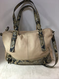 B Makowsky Women's Nude Shoulder Bag-Purse