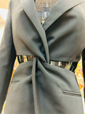 Amanda Uprichard Women's Black Size M Jacket Top