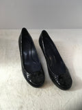 Tory Burch Women's Navy Size 6.5 Wedge-Shoes