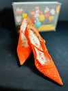 Gucci Women's Neon Orange Size 9.5 Pumps