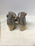 Vince Camuto Women's Snake Size 7.5 Wedge-Shoes