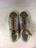 Gola Women's Animal Print Size 7 Sneakers