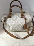 Michael Kors Women's White Shoulder Bag-Purse