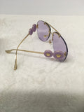Versace Women's Lavender Sunglasses Strap-Men