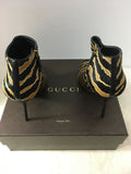 Gucci Women's Animal Print Size 9 Ankle Boot