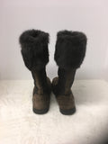 Coach Women's Dark Brown Size 7.5 Boots