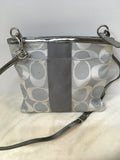 Coach Women's Gray Shoulder Bag-Purse