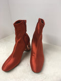 Free People Women's Burnt Orange Size 8 Ankle Boot