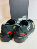 Love Moschino Women's Black Size 8 Sneakers