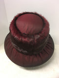 Donna Vinci Women's Burgundy Hat- Womens