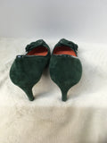 Via Spiga Women's Hunter Green Size 9 Pumps