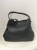 Coach Women's Navy Shoulder Bag-Purse