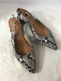Gentle Souls Women's Snake Size 9 Slingbacks