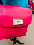 DKNY Women's Hot Pink Shoulder Bag-Purse