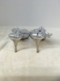 ABS By Allen Schwartz Women's Silver Size 9 Pumps