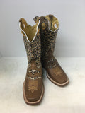 Rockin Leather Women's Leopard Size 7.5 Boots