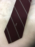 Yves Saint Laurent Men's Burgundy Necktie-Mens