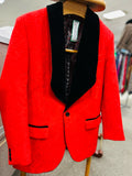 YFFUSHI Men's Red Size S Sport Coat-Mens