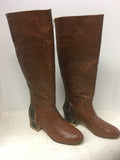 Deesigns by Dee Ocleppo Women's Brown Size 10 Boots