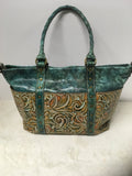 Patricia Nash Women's Teal Shoulder Bag-Purse