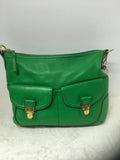 Coach Women's Green Shoulder Bag-Purse