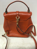 Divina Firenze Women's Burnt Orange Back Pack- Purse