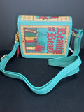 Steel Mill Women's Teal Cross Body- Purse