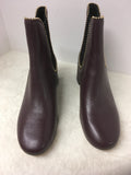 Coach Women's Plum Size 8.5 Ankle Boot