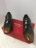 Salvatore Ferragamo Men's Size 11.5 Brown Oxford Shoes-Mens