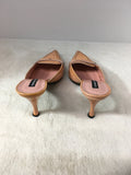Claudia Ciuti Women's Light Orange Size 5.5 Mules
