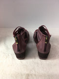 Antelope Women's Burgundy Size 8 Wedge-Shoes