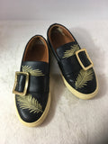 Bally Of Switzerland Women's Black Size 4.5 Loafers