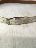 Hernandez Men's White 42 Belt-Mens