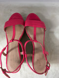 Kate Spade Women's Neon Pink Size 10 Wedge-Shoes