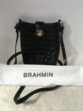 Brahmin Women's Black Cross Body- Purse