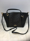 Coach Women's Black Shoulder Bag-Purse