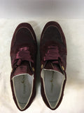 Granger Owings Women's Burgundy Size 9 Sneakers