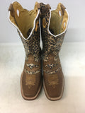 Rockin Leather Women's Leopard Size 7.5 Boots