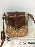 Brahmin Women's Brown Cross Body- Purse